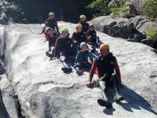  Familien-Canyoning in der Nähe von Molieres sur Céze 